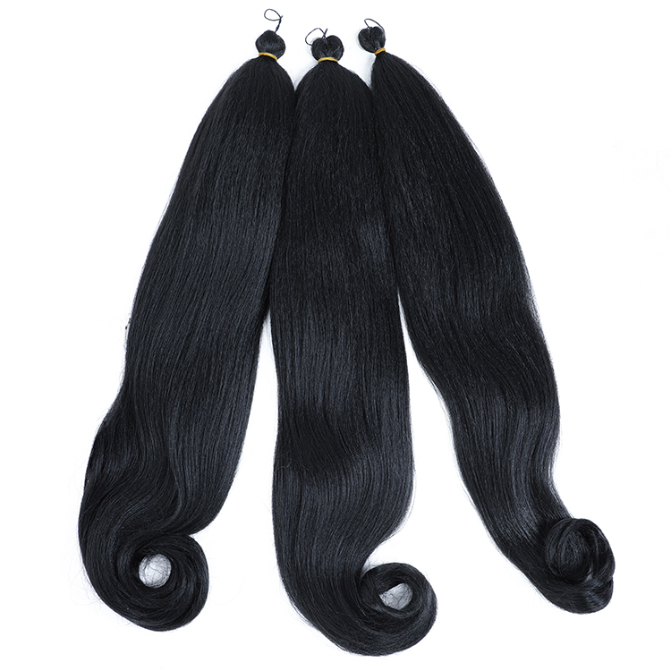 24 Inch High Quality Cheap Premium Fiber Synthetic Pony Tail Yaki Braiding Hair