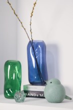 Blue Glass Vase For home