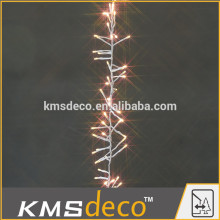 controller type warm white led cluster light christmas decoration