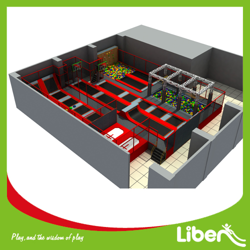 large indoor jump park for commercial