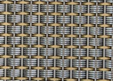 Net Mesh Elevator Mesh Ss And Brass Mix Woven?
