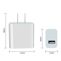 Hot Sales 12W 1-Port USB Wall Snabb laddare