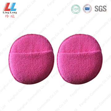 Artificial handle fiber cleaning sponge