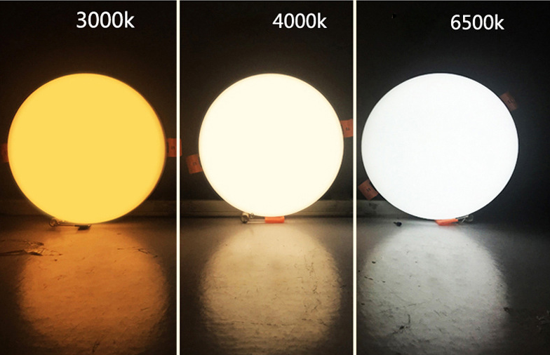 constant current 18w 120mm round frameless led panel light with spring clip