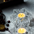 Personalised Unique Snowflake Glass Decorative Candle Holder