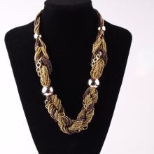 2018 Wholesale alibaba fashion bohemian style jewellery acrylic seed beads necklace chain women necklace