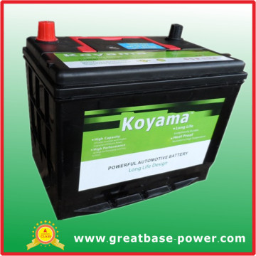 80d26L-Mf (12V70AH) JIS Standard Car Battery