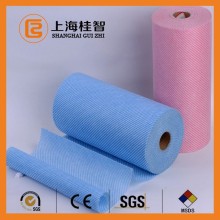 nonwoven fabric industrial wipes roll, Nonwoven Spunlace fabric Roll for wipes