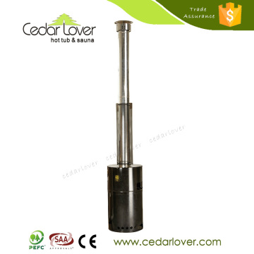 Factory direct wholesale Wood burning external stove for hot tub barrel