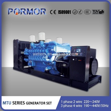 MTU 1600 300kva diesel generator set digital control Model S300ME5DTA