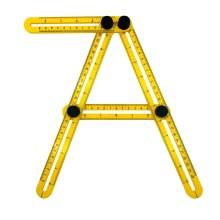 Plastic Multifunction Four Folding Ruler - Multi Angle Wood Tool