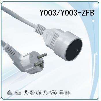 VDE approved Power Cord,Europe extension cord