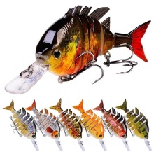 Runtoo 100mm 14g Fishing Lures - 6 Colors Hard Baits Swimbait for Bass