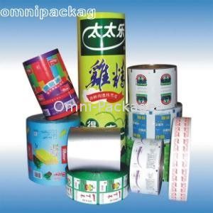 Aluminized Automatic Plastic Packaging Film Roll Stock Pp / Vmcpp / Pet / Vmcpp