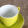 3OZ Lemon espresso cup and saucer