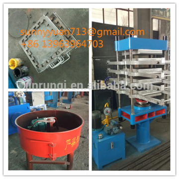 Hydraulic Press Electric Heating Rubber Tiles Making Machine