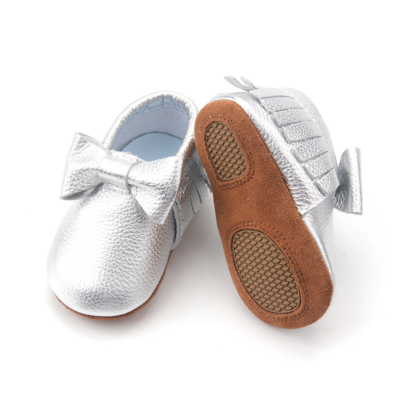 Cute Fashion Skidproof Bow Baby Girl Moccasins