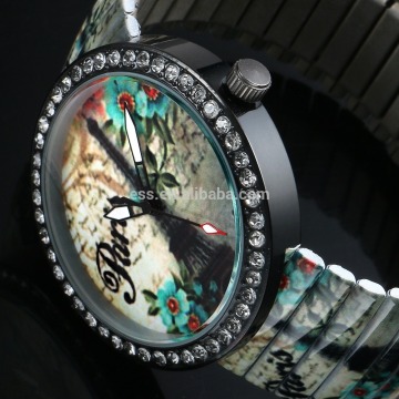 Limited edition ladies watches,beautiful dial watch,women flower wrist watch charming LD139