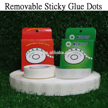 Temporary Glue Dots for Instruction Fixing