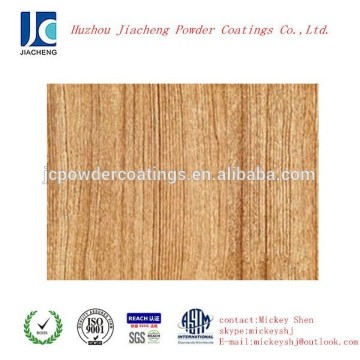 Heat Transfer wood effect powder paint with ROHS standard