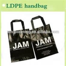 LDPE plastic hand bag cheap price/ printed plastic bag