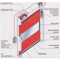 PVC high speed door fast shutter door