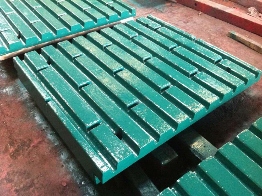 Bahagian disesuaikan untuk Jaw Crusher Jaw Plate OEM Products C63