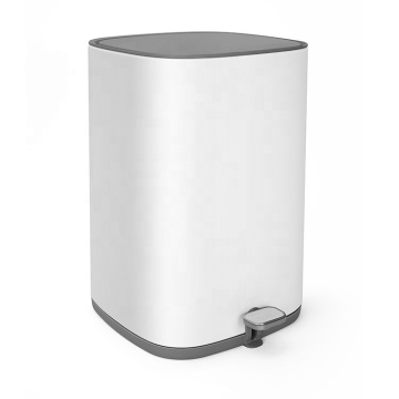 Rectangular Kitchen Foot Pedal Soft Close Trash Bin