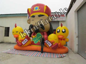 custom inflatable mascot cartoon, inflatable character model