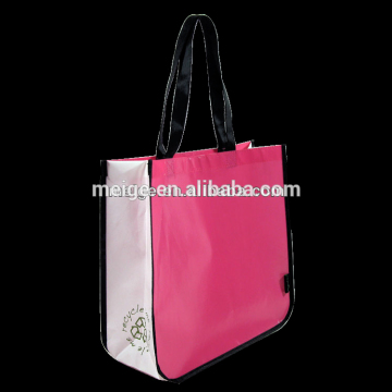 Fashion non woven tote bag/polyester tote bag/multi pocket tote bag