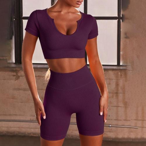 Running Shorts GMY Yoga Crop Top Sets