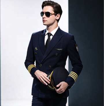 High quality airline pilot flying suit uniform custom airlines uniforms