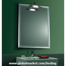 sandblasting mirror with front light