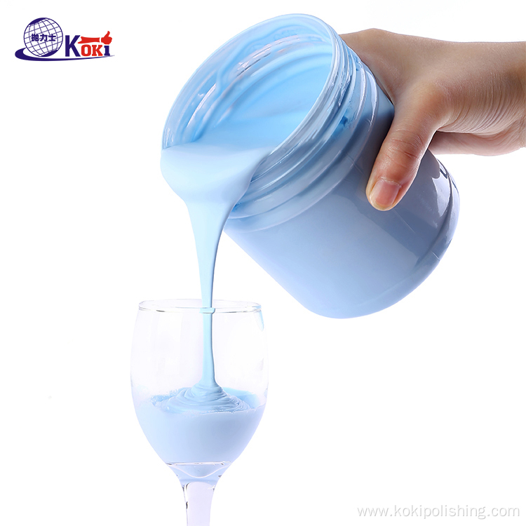 blue Stainless Steel Metal Polishing Wax Buffing Compound