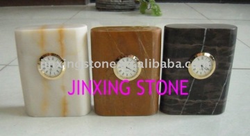 Stone Clock/Clock Gift/Office Clock/Desk Clock/Decoration Clock/Office Craft