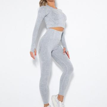 Leggings longs de haute qualité pour femmes, costume de yoga sans couture