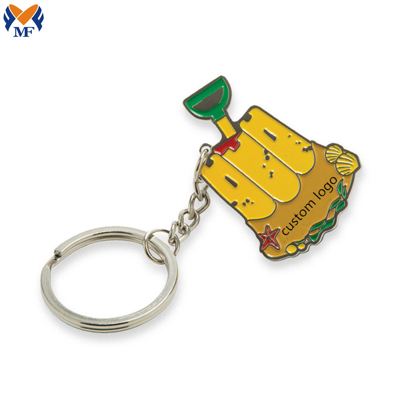 Art And Craft Metal Customized Logo Keychain