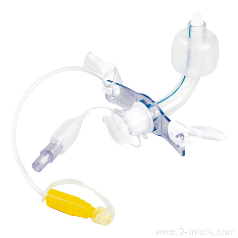 Disposable PVC Tracheostomy Tube with Suction Lumen