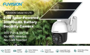 4G outdoor surveillance security camera