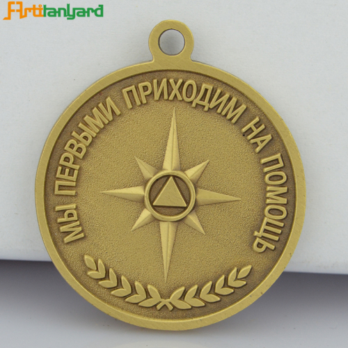 Latest Design Metal Medal with Gold Plating