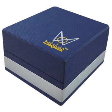 Blue Embossing Jewelry Paper Box