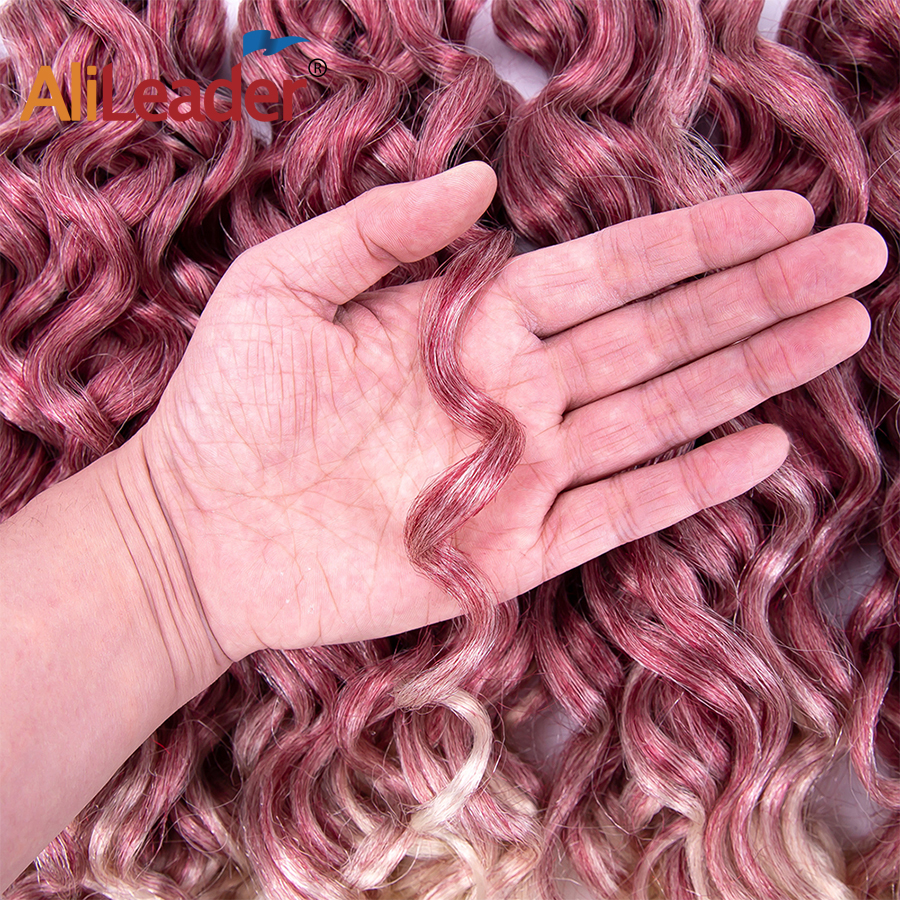 Synthetic Ombre Hawaii Curl Crochet Braiding Hair Extension