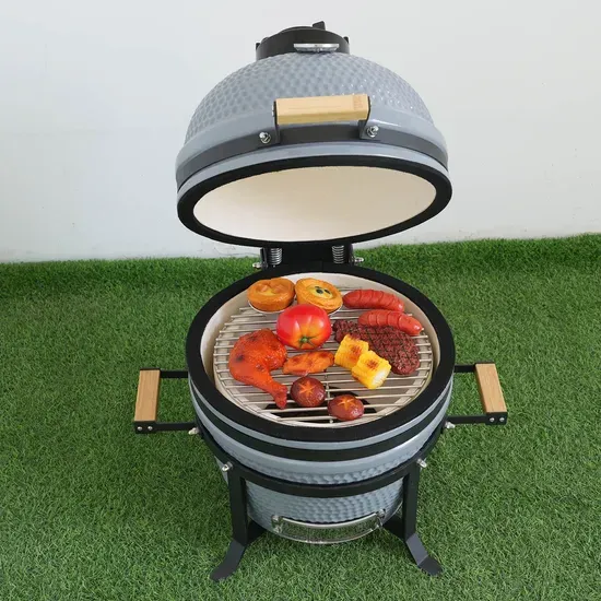 Kamado BBQ Smoker Table Grill for Family Outdoor Cooking