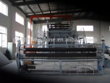 Plastic 3D drain mesh making machine