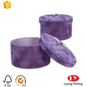 Round Flower Gift Hat Cardboard Packaging Box