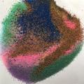Beleza colorida avançada tingimento areia