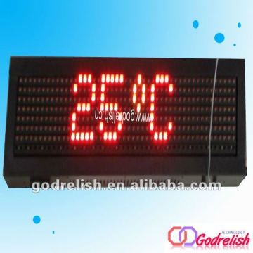 outdoor led temperature and humidity display