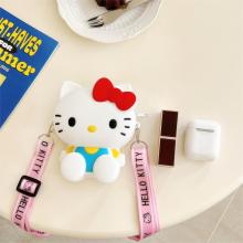 Large KT Cat Storage Bag - Children's Coin Purse and Girls' Silicone Crossbody Bag