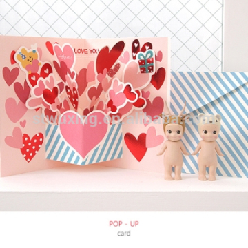 pop up birthday card, 3d greeting card, thank you card, thanks card