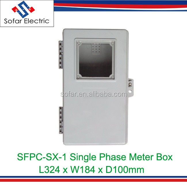 ABS and Poly carbonate Plastic Single Phase Electric Meter Box